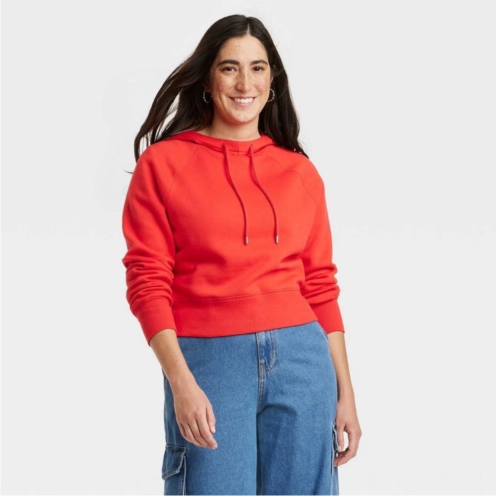 Universal Thread Bright Red Women's Hoodie Pullover Size Small - Picture 7 of 7